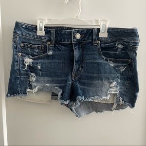 Blue Denim Jean Shorts